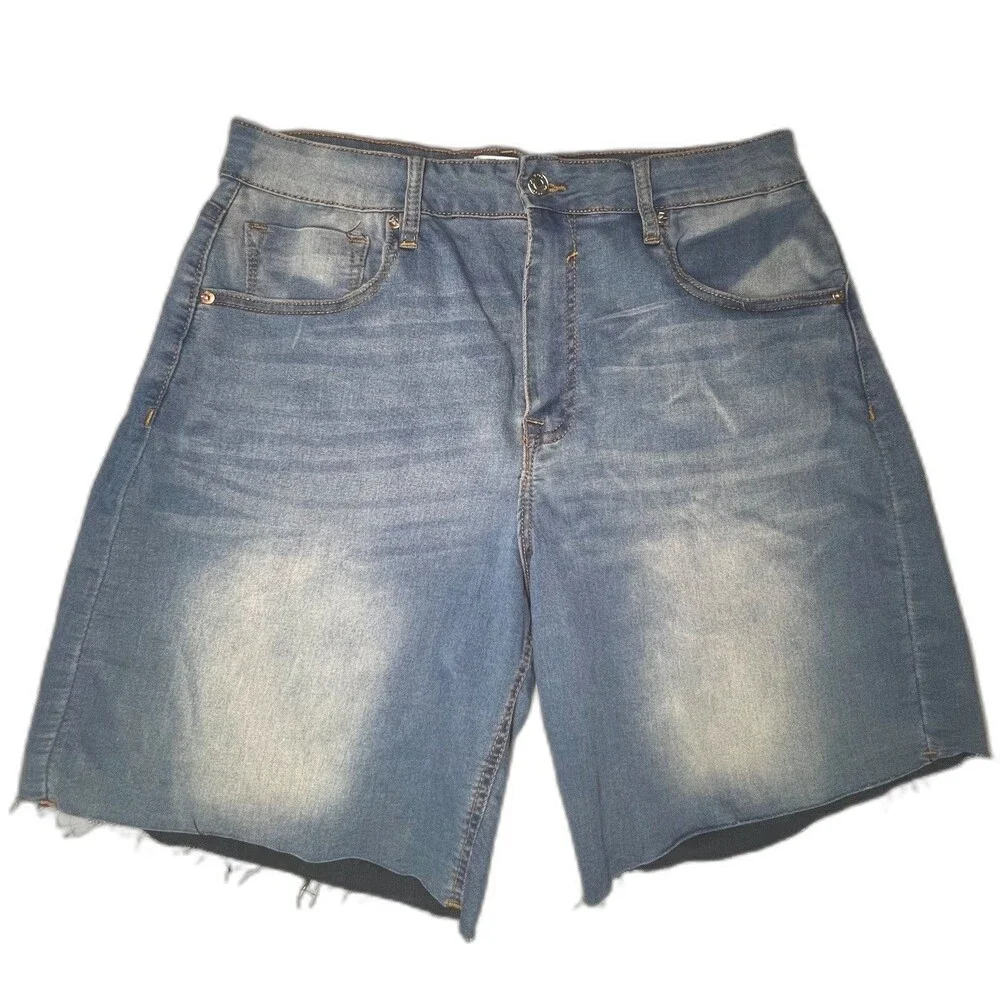 Vigoss Baggy Bermuda Jorts Cutoff 13/31 Distressed